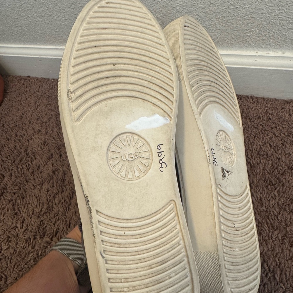 UGG Mauna Cloud Gray Suede Pull On Platform Ankle Boots Sneakers Size 10 - Picture 4 of 6